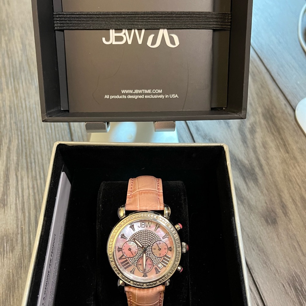 JBW DIAMOND ENCRUSTED WATCH